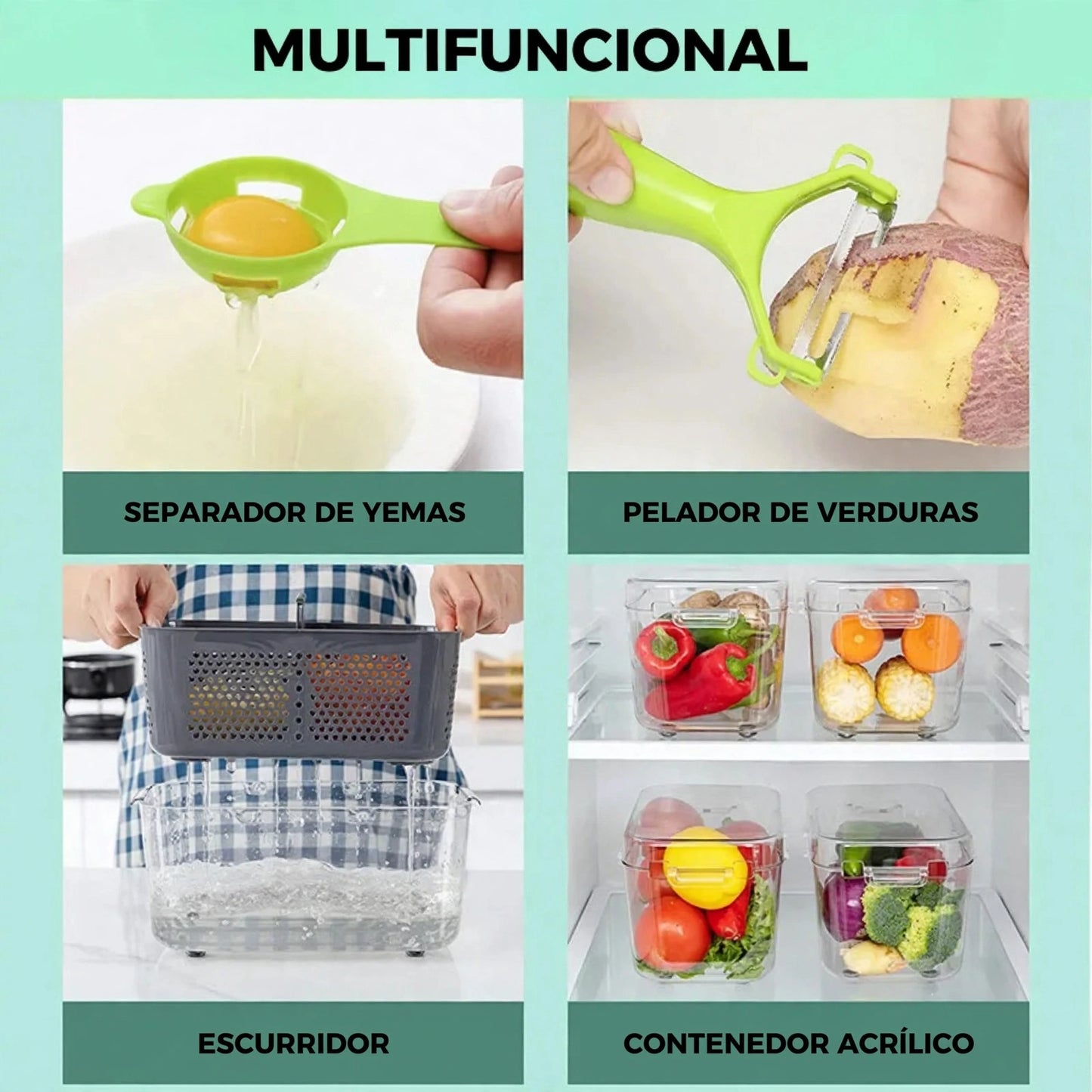 🔥 Picador de Verduras 22 en 1  ¡OFERTA HOY!