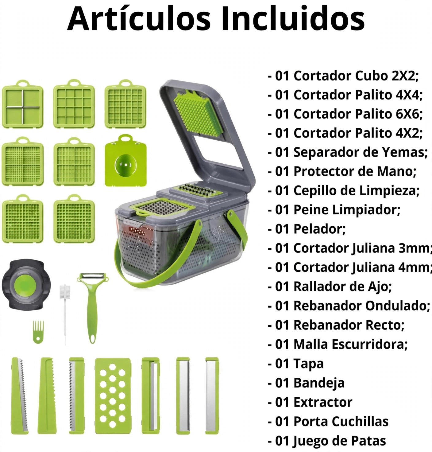 🔥 Picador de Verduras 22 en 1  ¡OFERTA HOY!
