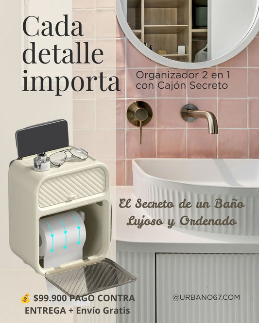 Caja De Papel Higienico y organizador