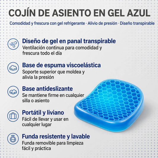COJÍN DE GEL ORTOPÉDICO - ALIVIO TOTAL™